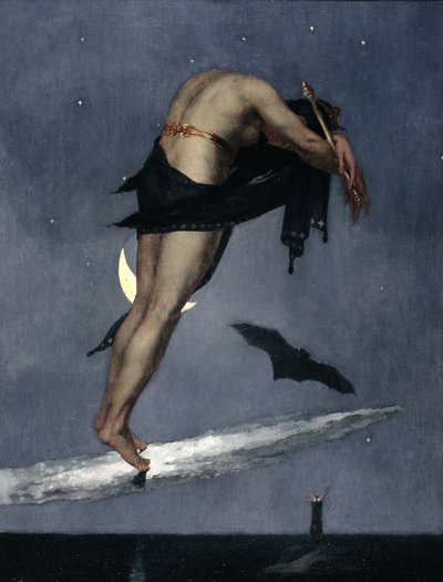 ليلة ، من سلسلة "الفترات الأربع من اليوم" ، 1833 بواسطة ديفيد سكوت